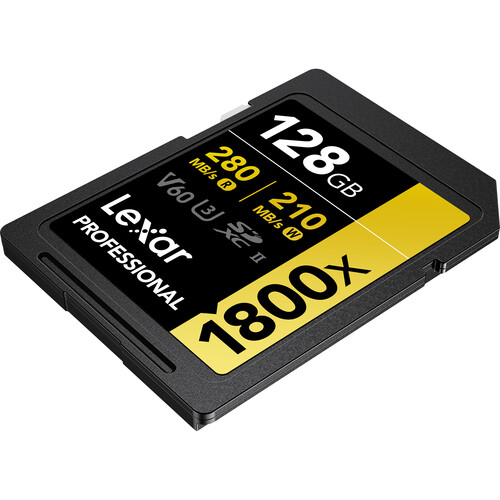 Lexar 128GB Professional 1800x UHS-II SD - 2